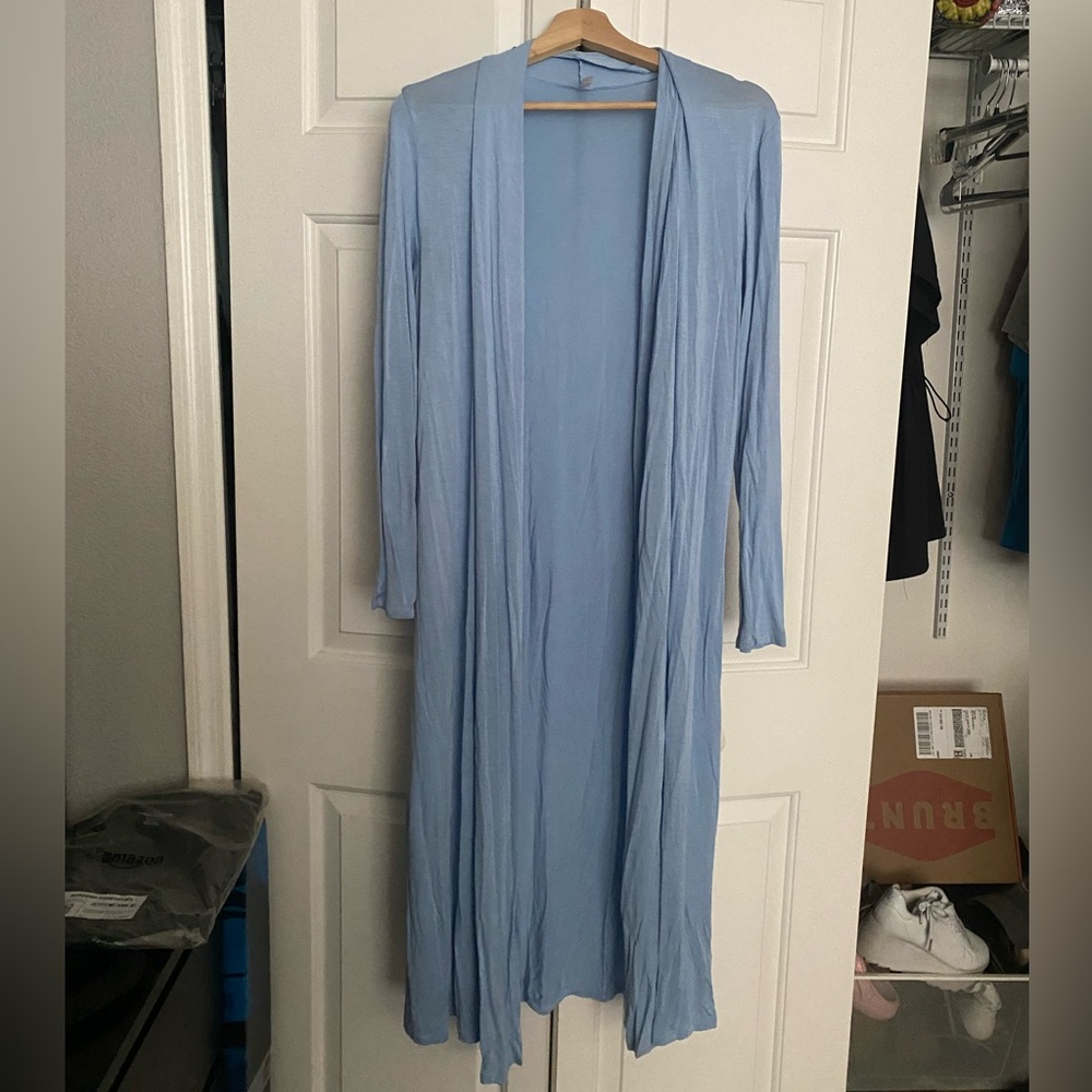 Long sleeve long cardigan